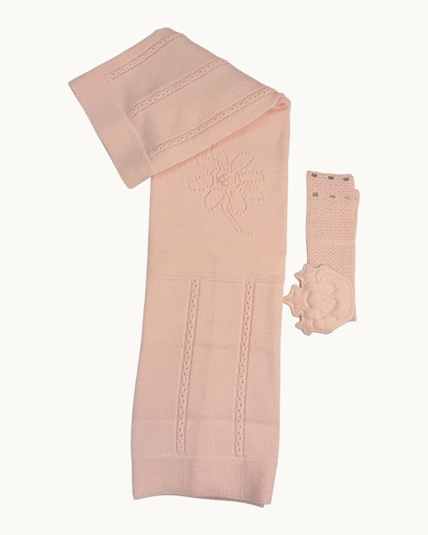 Leoking Newborn Knitted Hospital Set - Pink