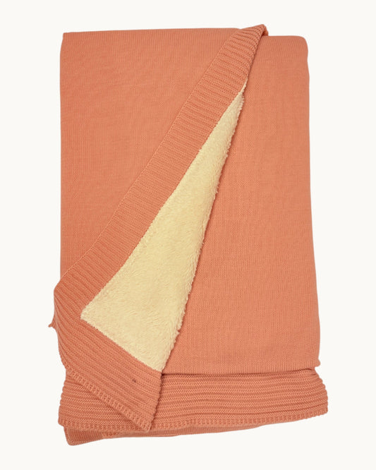 Baby Knit Blanket with Soft Lined Interior