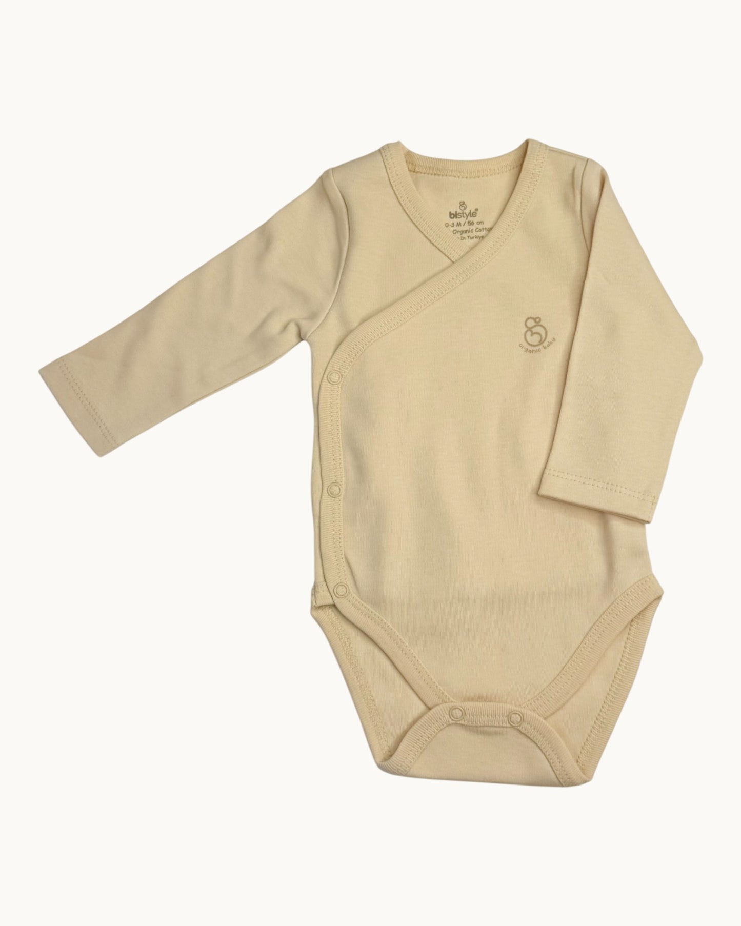 BiOrganic Cotton Newborn Wrap Bodysuit