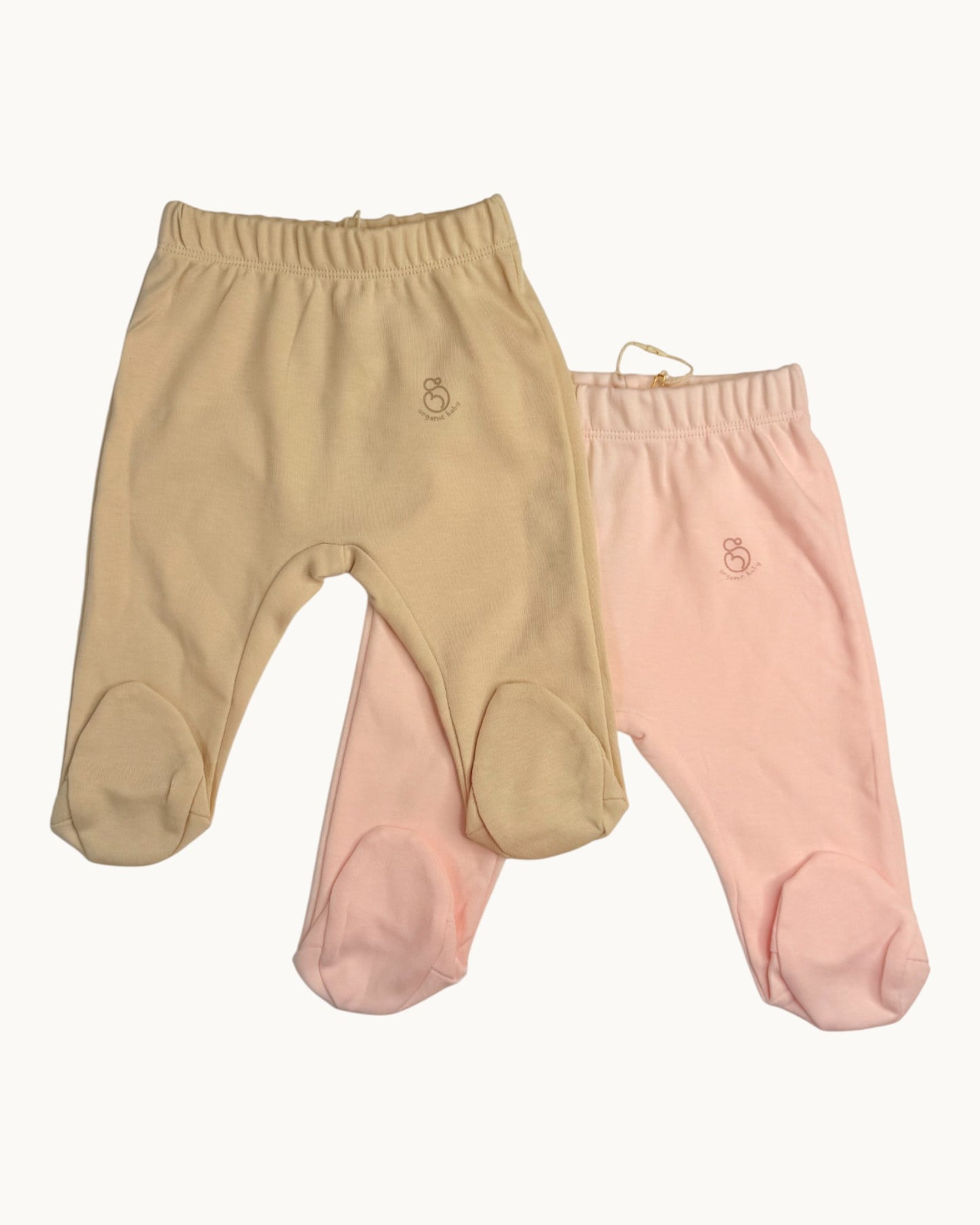 BiOrganic Cotton Newborn Footed Pants Set