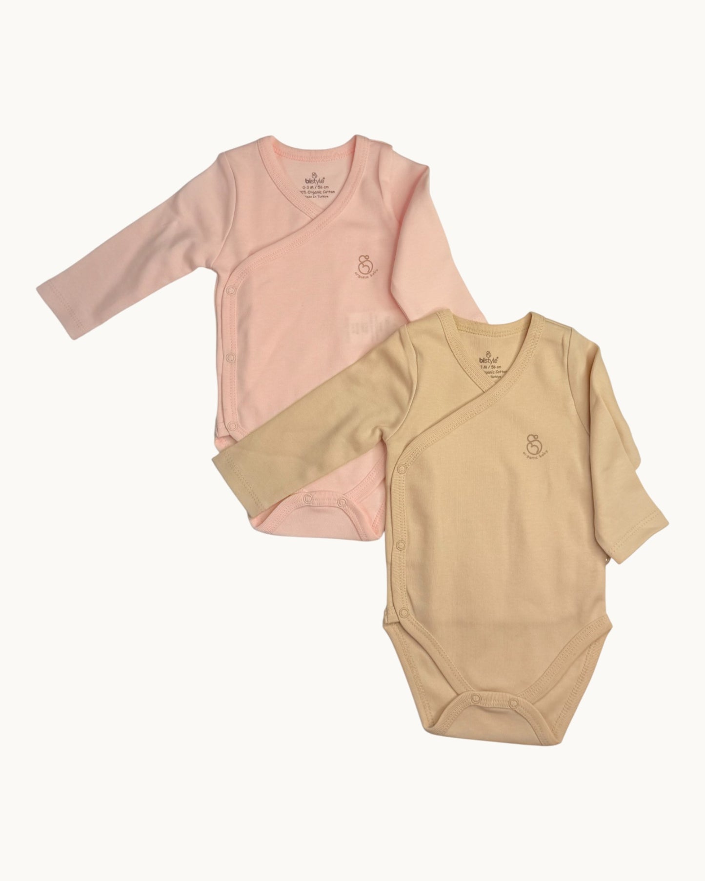 BiOrganic Cotton Newborn Wrap Bodysuit