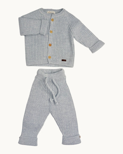 Leoking Newborn Knitted Hospital Set - Blue