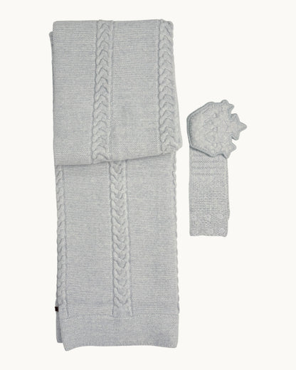 Leoking Newborn Knitted Hospital Set - Blue