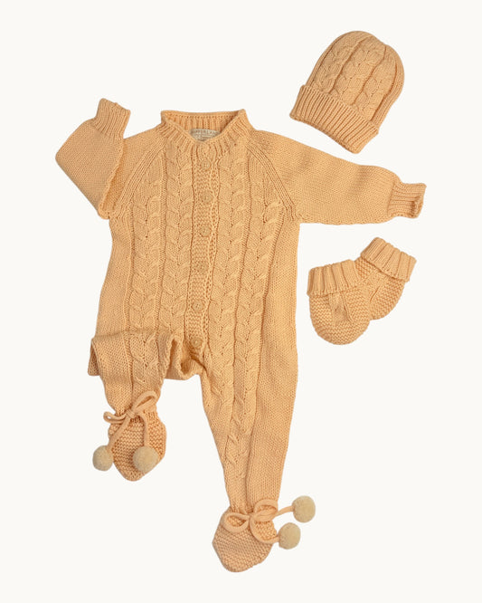 Baby Knit Gift Set - Beig