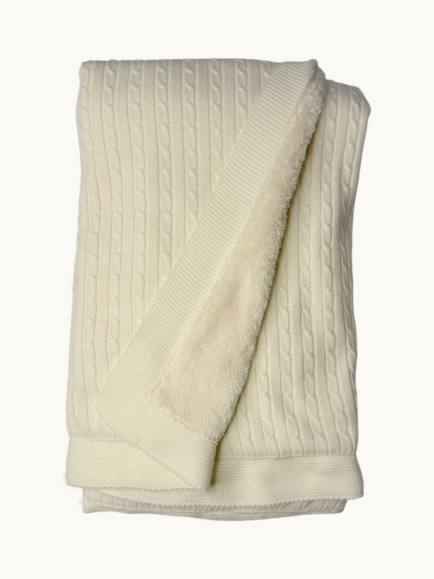 Baby Cable Knit Blanket