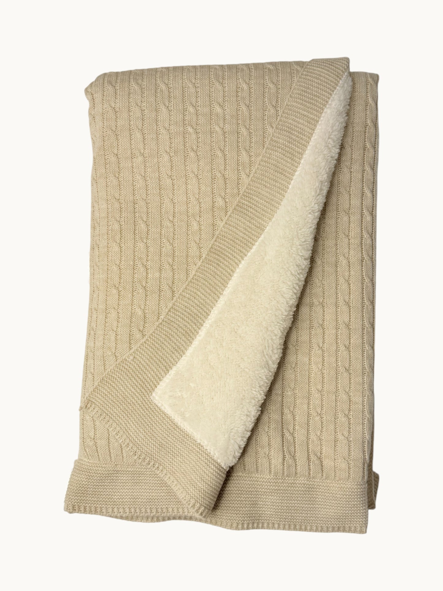 Baby Cable Knit Blanket