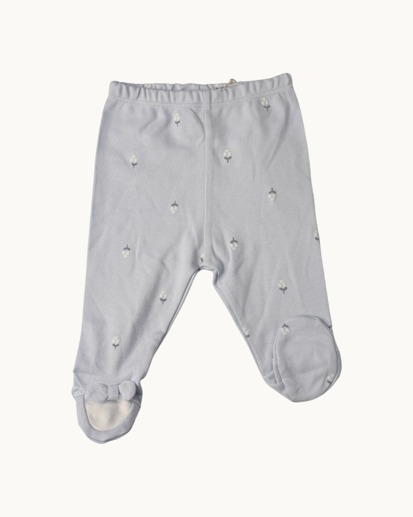 Baby Floral Print Footed Trouser